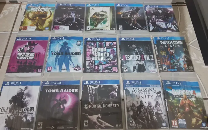 Vendo Lote de Jogos para PS4
