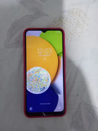Galaxy A03. Aceito trocas.