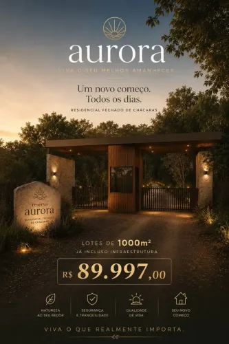 Seu Patrimônio Começa em um Terreno de 1.000m²