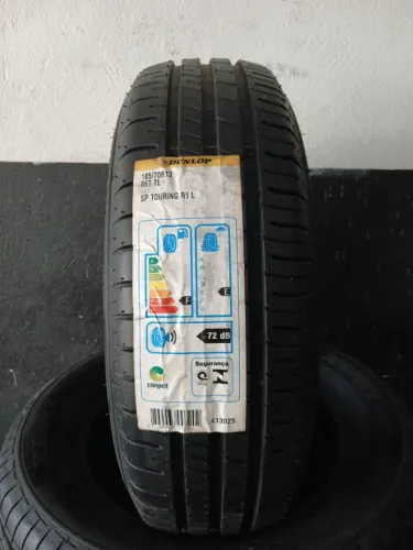 Pneu 185/70/13 Dunlop (aro 13 novo)