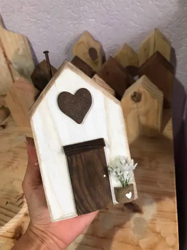 Casinha decoração em madeira FarmHouse