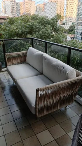 Sofá para área externa e interna, 04 lugares