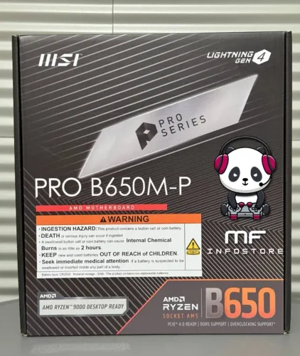 Kit AM5 B650M-P MSI + Ryzen 7 8700G - NOVOS