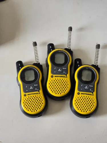 kit 3 radio walkie talkie motorola talkabout
