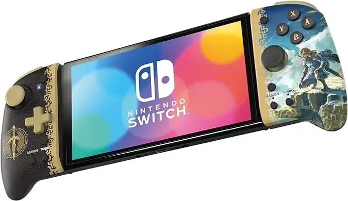 Controle Hori Split Pad Pro para Nintendo Switch Edição Zelda Multicolorido