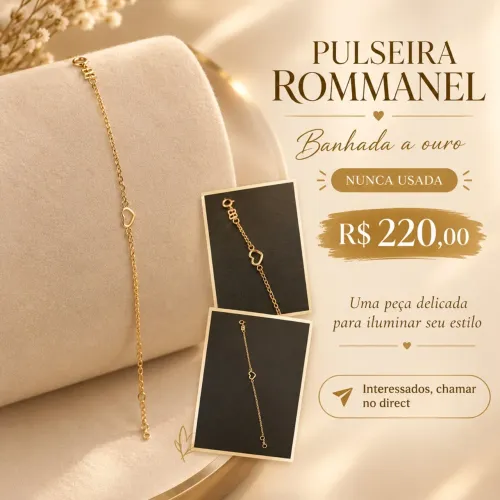 Pulseira Banhada Ouro