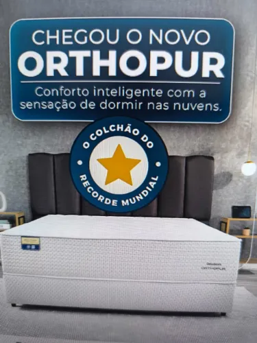 vendo colchão ORTHOPUR QUEEN novo na embalagem