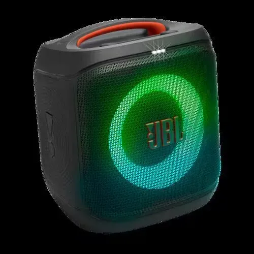 Caixa de Som JBL Encore Essential 2 100W Bluetooth Luzes RGB Bateria 15h Preto