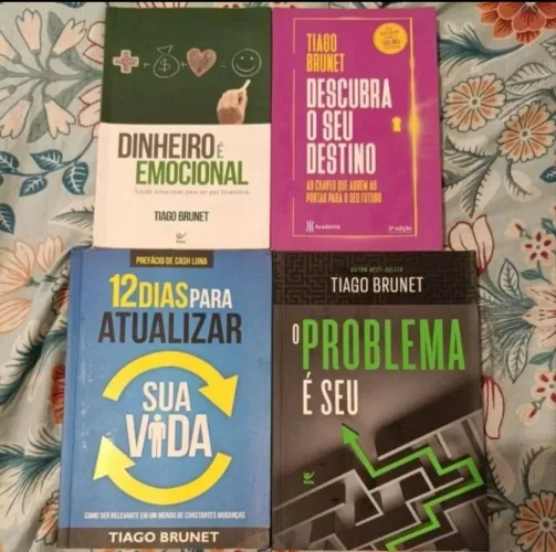 Kit 4 Livros Tiago Brunet