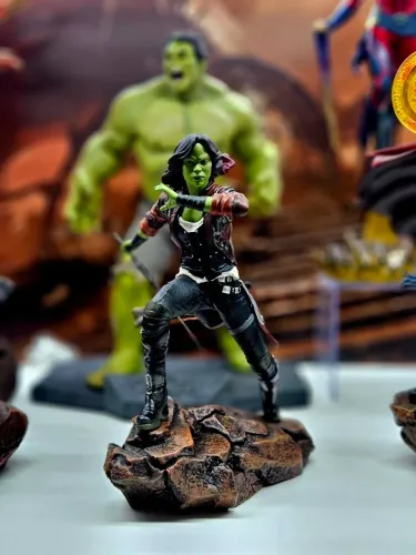 Estátua da Gamora em escala 1/10 - Iron Studios