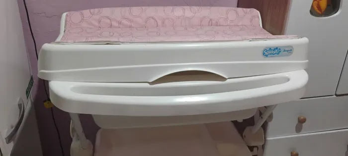 Banheira com trocador