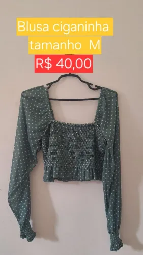 Blusa ciganinha 