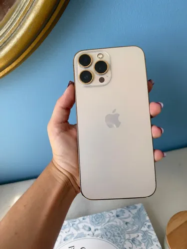 iPhone 13 Pro Max 128 GB Dourado ? Muito Conservado