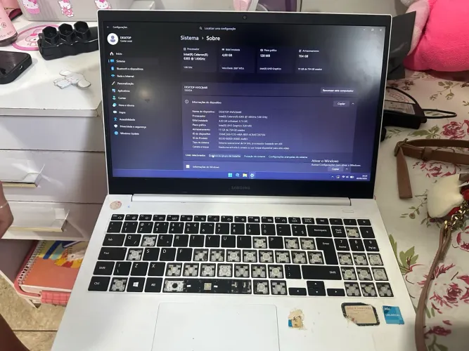 NOTEBOOK SAMSUNG FUNCIONANDO