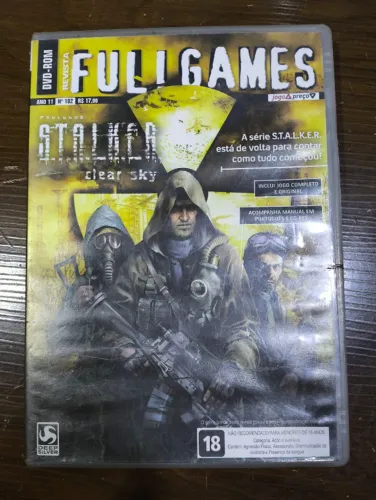 jogo para pc - stalker - clear sky - mídia física - original - sem revista
