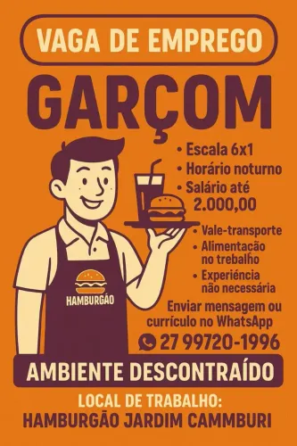 Oportunidade de trabalho 