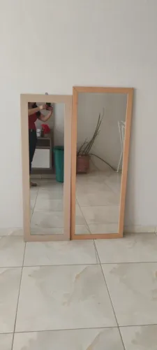 Espelho grande com moldura 
