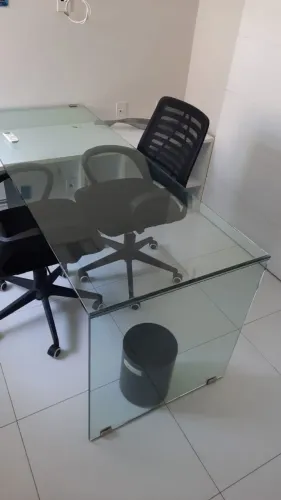 Mesa de vidro 20 milímetros 
