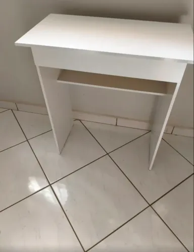 Escrivaninha Acacia Móveis Michelle de 70cm x 78cm x 40cm branco