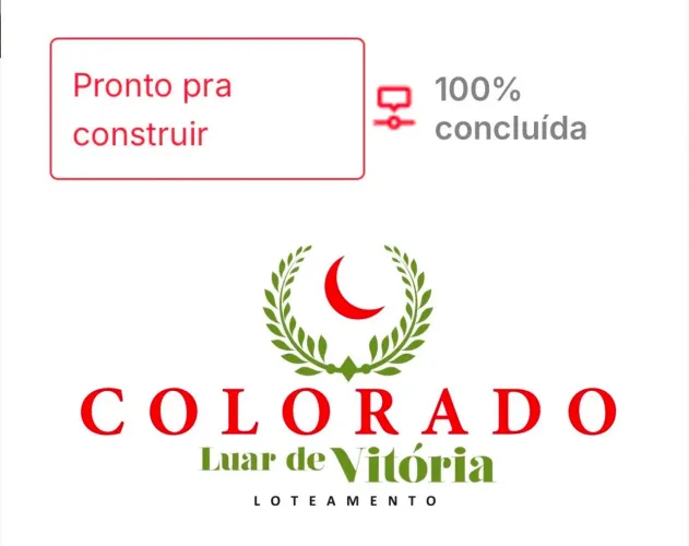 Terreno Colorado Caiçara 1º Etapa Luar da Vitória de Santo Antão 