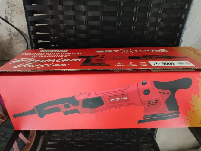 SGT-511P politriz Roto Orbital Red&shine 5'' Premium version 