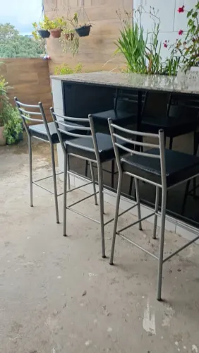Conjunto de banquetas 3 peças