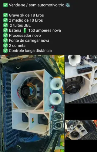 Trio som automotivo / várzea Alegre cê 