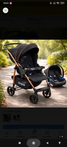 Carrinho Infantil com bebê conforto