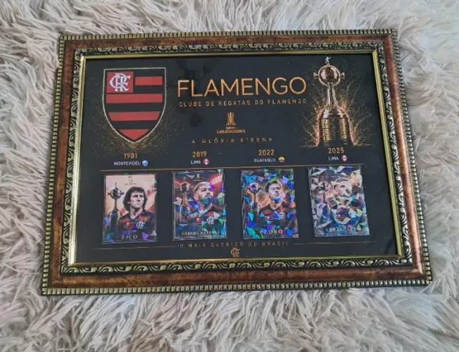 FLAMENGO NA GLÓRIA ETERNA - QUADRO DE COLECIONADOR!