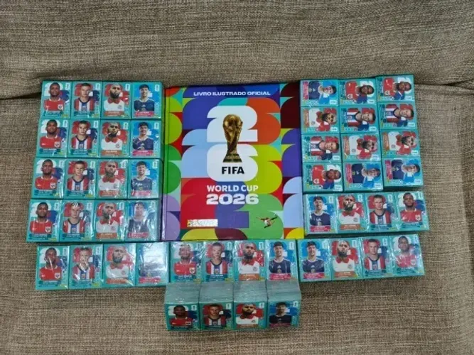 Set Completo da Copa do Mundo 2026 - Figurinhas para Colar, incluindo Coca-Cola