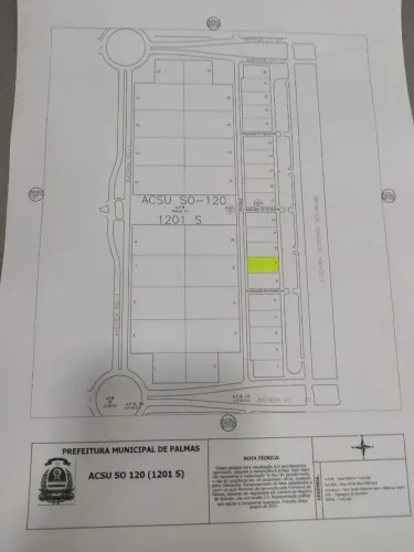 Área/Lote à venda na Teotônio Segurado 1.800 m² | 1201 Sul Palmas/TO