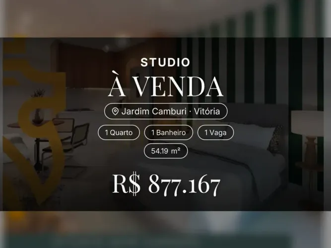 Seu Novo Lar: Studio em Jardim Camburi, Perto da Praia de Camburi