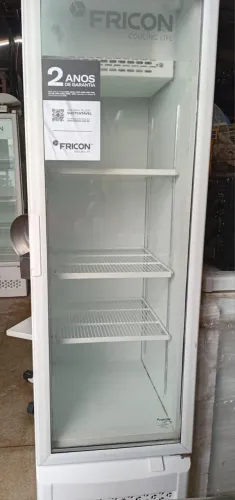 Freezer Vertical Fricon 1 Porta Tripla Ação 284 Litros VCET284V Branco - 220V