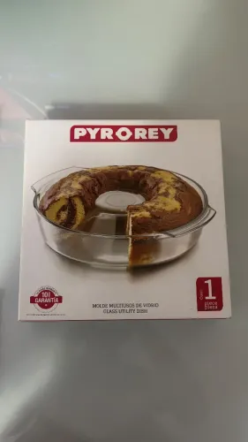 Forma de vidro 1.83 litros para pudim, bolo etc