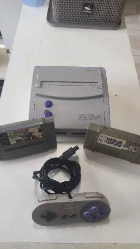 Super Nintendo baby impecável!!