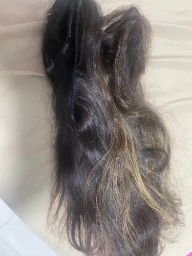 Cabelo liso humano