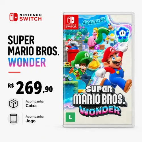 Super Mario Bros Wonder Jogo Nintendo Switch