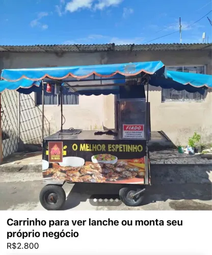 Carrinho de churrasquinho