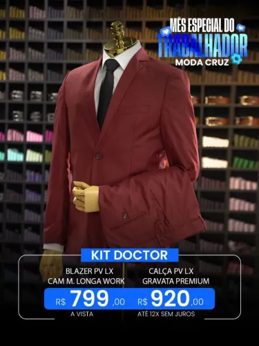 PROMOÇÃO!!!! KIT TERNO POLIVISCOSE LUXO