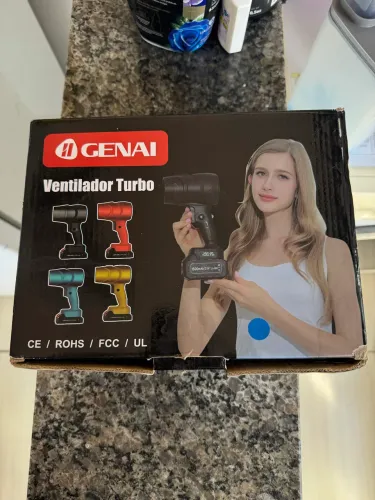 Soprador De Folhas Secador Turbina Para Carro Muito Forte Gn