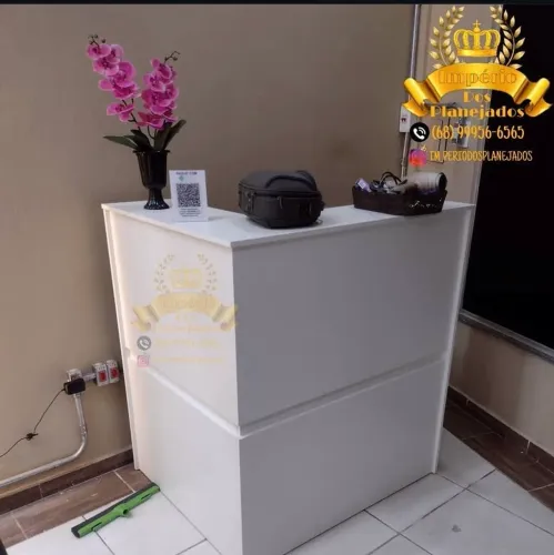 balcão de atendimento em L 