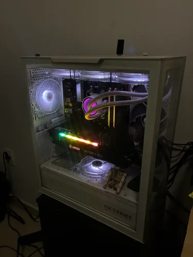 Gabinete Pichau HX600 + Water Cooler 360mm Rise Mode
