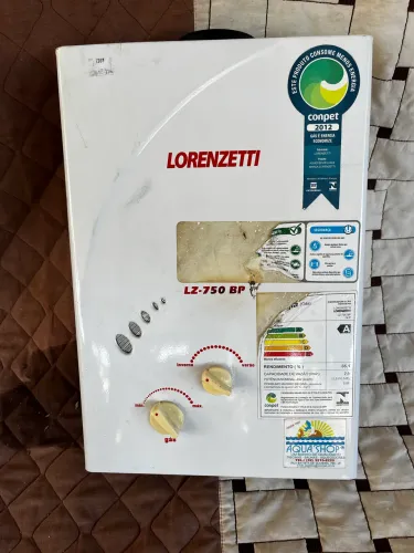 Aquecedor a gás Lorenzetti GLP