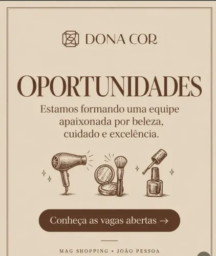 Dona Cor está contratando