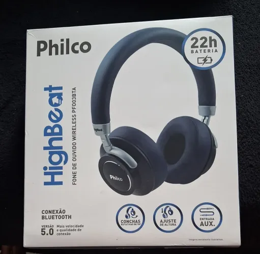 Fone de ouvido Bluetooth Philco PFO03BTA