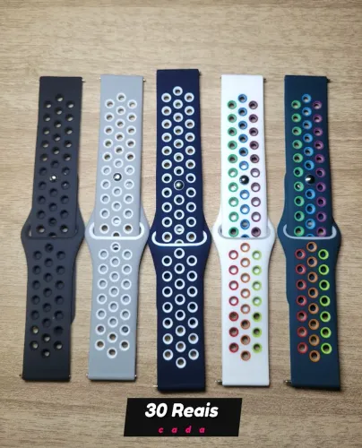Pulseiras 20mm Amazfit Bip GTR Bip U pro Gts 2 mini, Galaxy Watch