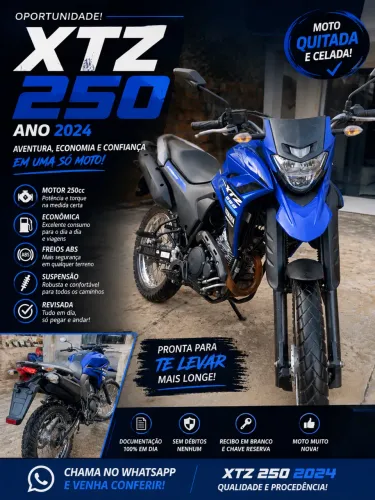 Vendo Xtz 250 em excelente estado