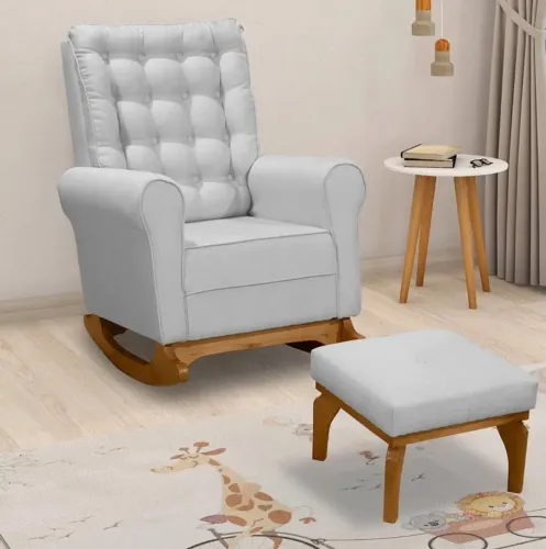 Poltrona de amamentar + base de pés - 600,00