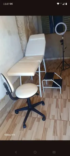 Maca para Studio, maca, escada e mocho