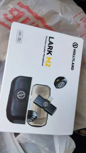 Microfone Hollyland lark M2 grava e filma